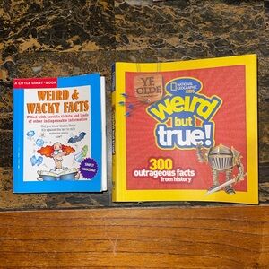 Weird Facts Books for Kids Lot of 2